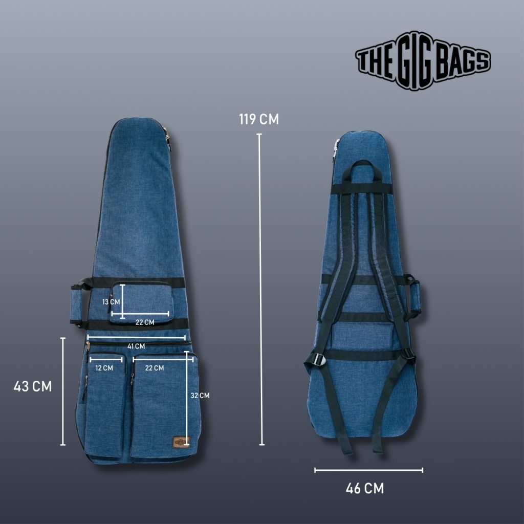 bass guitar bag egypt case blue