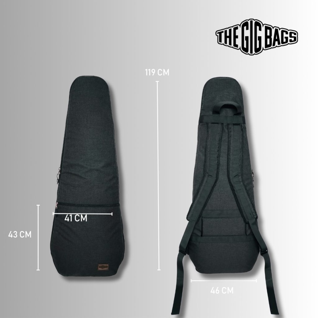 bass bag olive green guitar case 1pocket