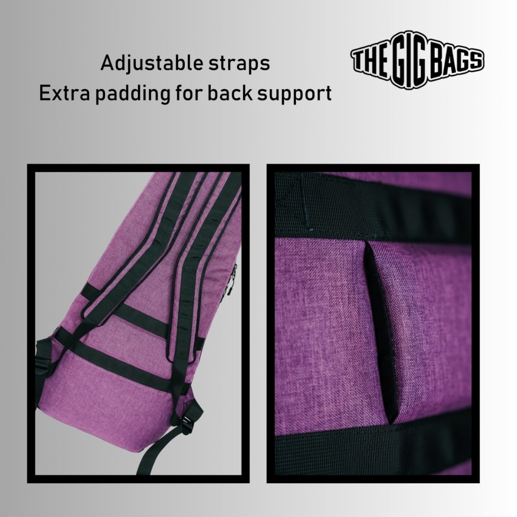 bass guitar bag egypt purple gig bags