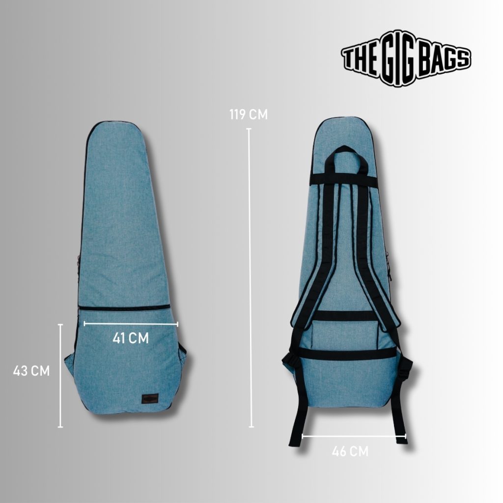 bass guitar bag el gouna light blue case