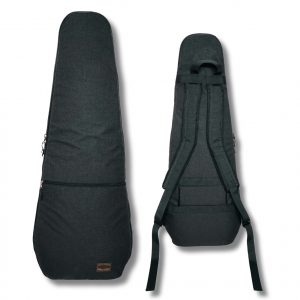 bass guitar bag padded olive green guitars case
