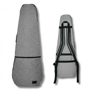 cairo guitar case light grey with straps