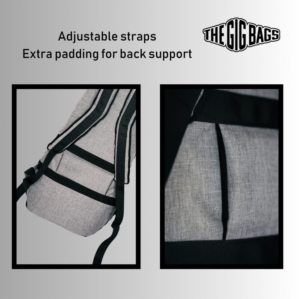 guitar bag 1 pocket egypt grey color