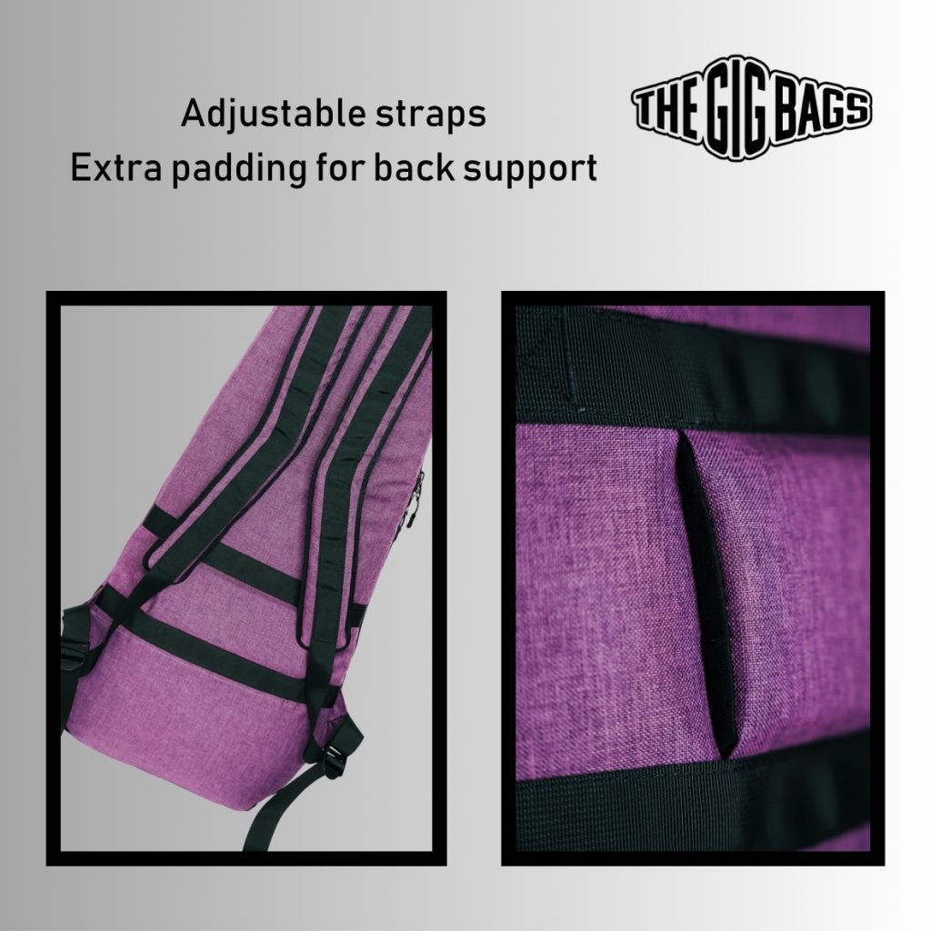 guitar bag elgouna egypt bag purple colour