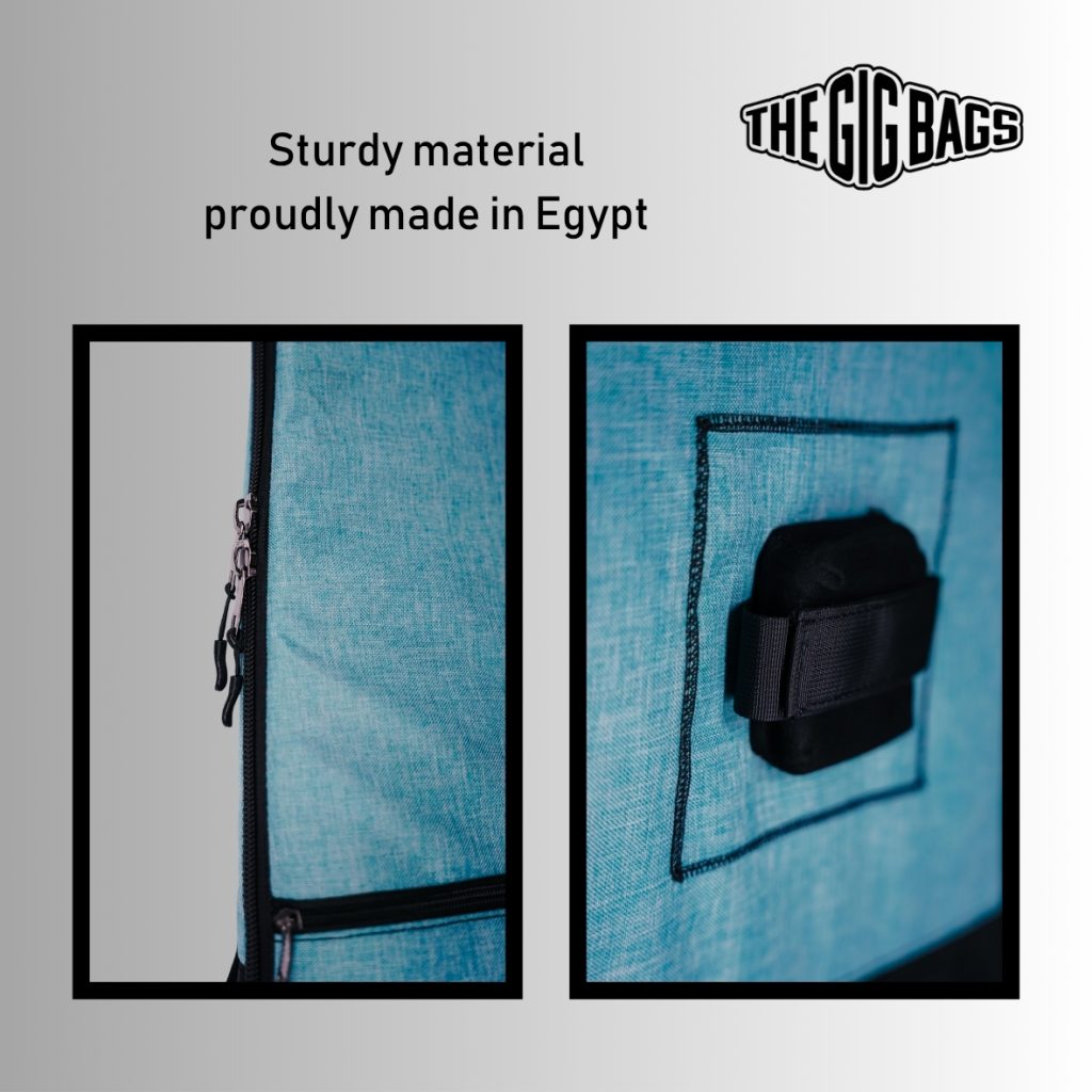 guitar bag elgouna music case blue