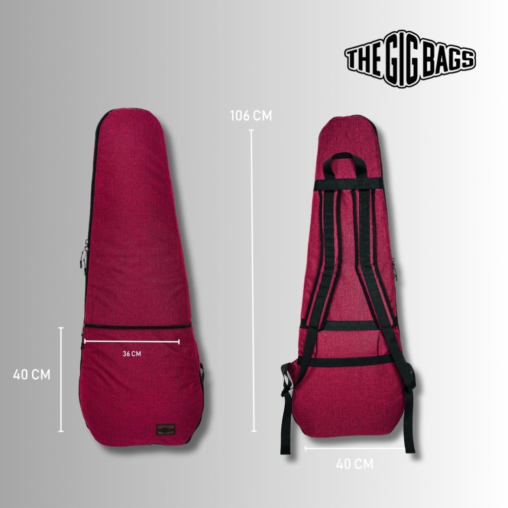 guitar bag El Gouna hurghada red case guitars