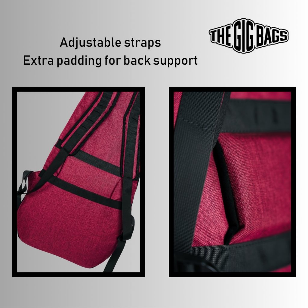 guitar carry case red thegigbags