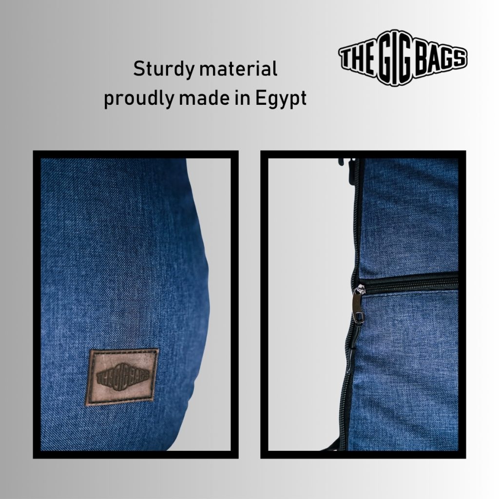guitar case bag egypt gig bags dark blue