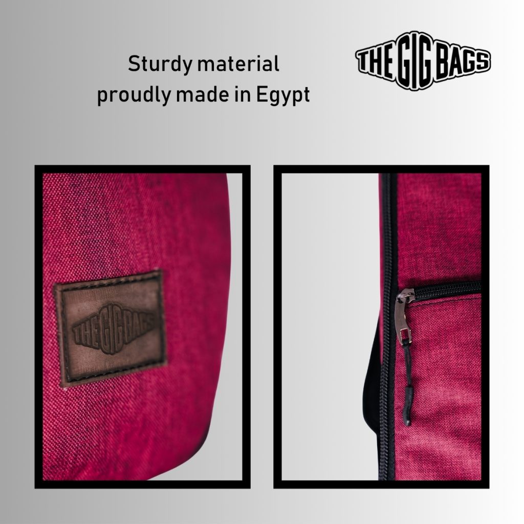 guitar case Cairo red protective bag for acoustic guitars