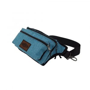 fanny pack turquoise blue waist bag & strap