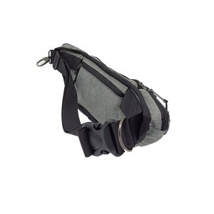 light grey fanny pack multi pocksts