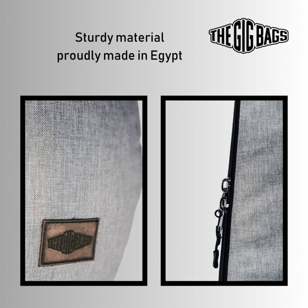 padded guitar bag grey cairo guitars case