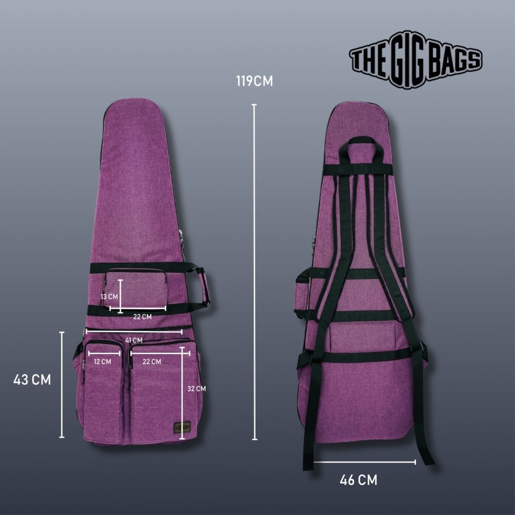 purple bass guitar case padded bag egypt
