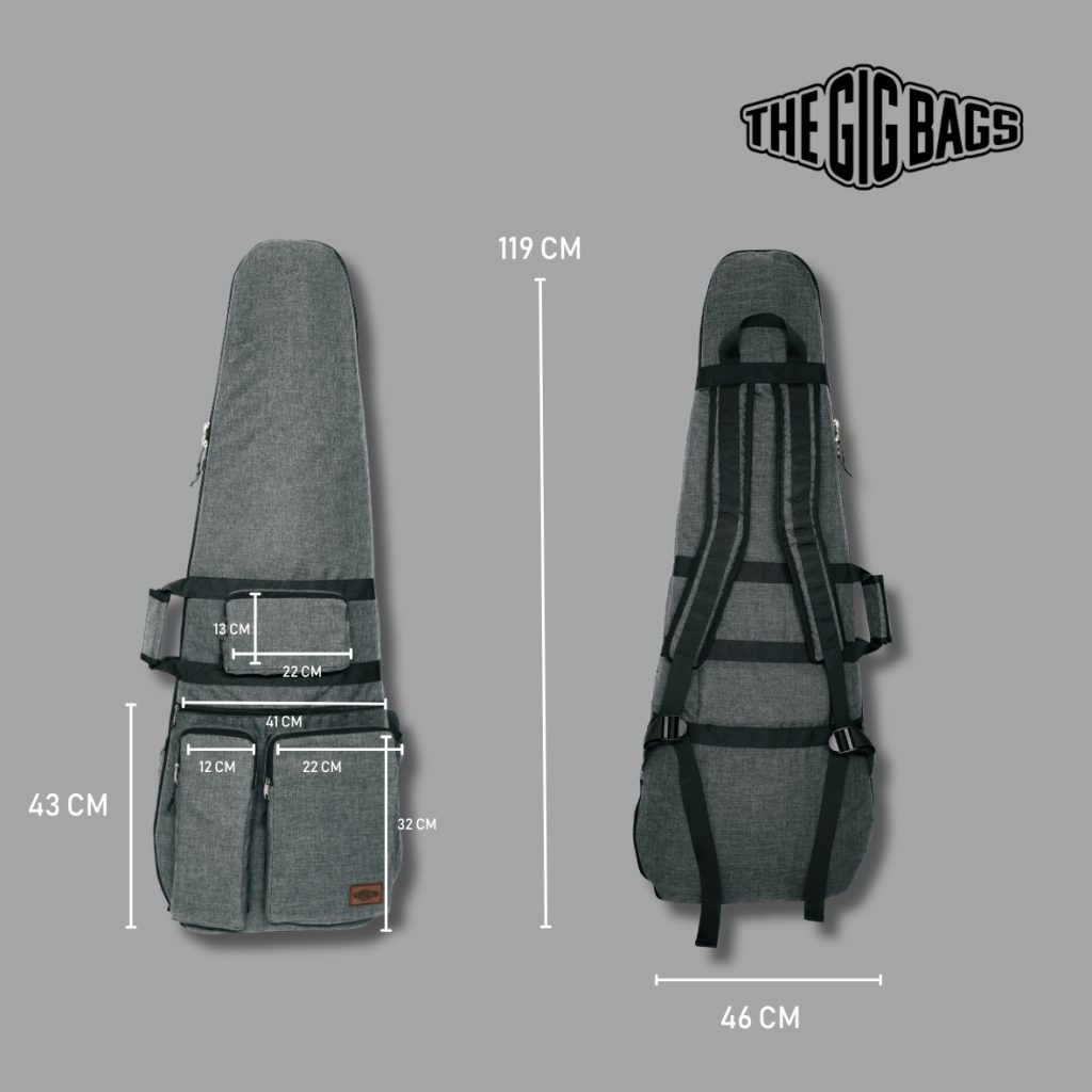 shop bass guitar case the gig bags grey