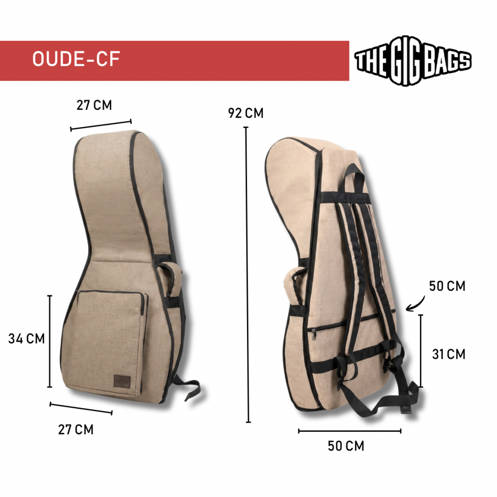 electric oud case egypt coffee brown