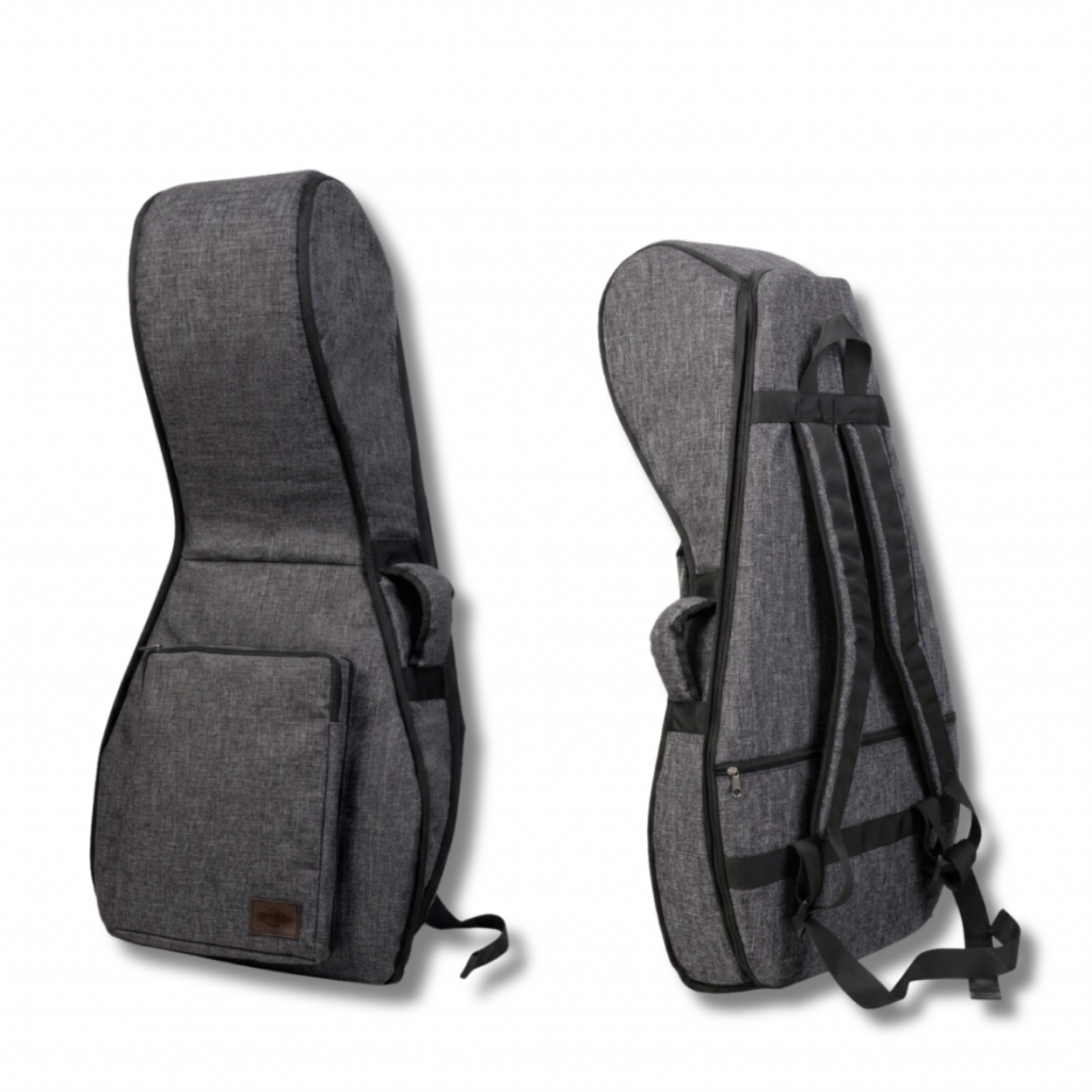 electric oud semi hard case grey